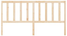 Cabeceira de cama 206x4x100 cm pinho maciço