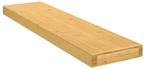 Prateleira de parede 80x20x4cm bambu