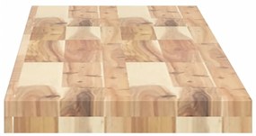 Prateleira flutuante 120x30x4 cm acácia maciça não tratada