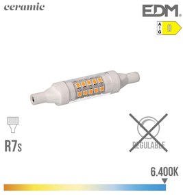 Lâmpada LED Edm D 5,5 W R7s 600 Lm (6400K)