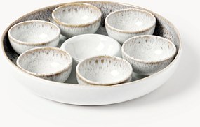 Conjunto de taças para molhos artesanais com taça de servir Danza, conjunto de 7