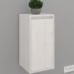 Armário de parede 30x30x60 cm madeira de pinho maciça branco
