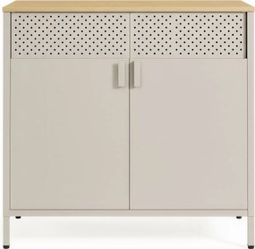 Armário de arrumação escritorio ou cozinha 40 x 80 x 76 cm bege areia-bege natural