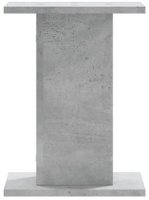 Suportes de colunas 2 pcs derivados de madeira cinzento cimento
