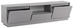 Móvel de TV Vanguard – Cinzento – 160x42x29,5 cm