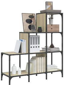 Estante 92x30x102 cm derivados de madeira/metal carvalho sonoma