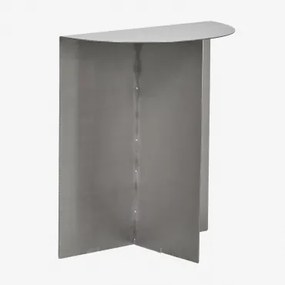 Mesa De Apoio 40x20 Cm Em Aço Inoxidável Nadina ↑45 Cm - Sklum