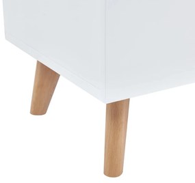 Aparador 160x40x70 cm MDF branco
