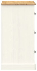 Aparador com gavetas VIGO 78x40x75 cm pinho maciço branco