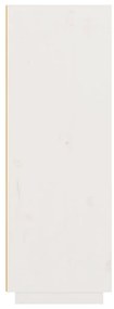 Aparador alto 89x40x116,5 cm madeira de pinho maciça branco