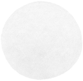 Tapete redondo branco ⌀ 140 cm DEMRE Beliani