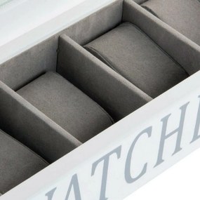 Guarda-Joias DKD Home Decor Branco Madeira MDF 34 x 11 x 8 cm