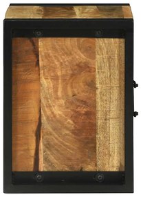 Armário de Parede para Casa de Banho 40x30x40 cm Madeira Sólida de Man