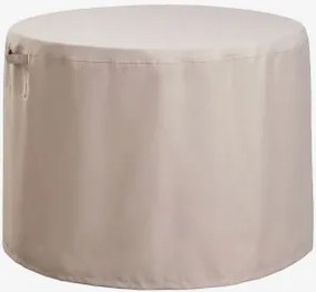 Capa Protetora Para Mesa De Jardim Redonda Otley Tapioca Bege & Ø130 Cm - Sklum
