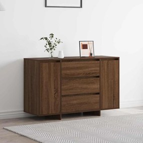 vidaXL Sideboard Castanho Carvalho 120x41x75 cm Madeira engenheirada