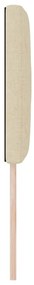 Cabeceira LED vidaXL Design de Blocos em Diamante Creme 80 cm Tecido