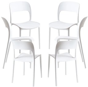 Pack 6 Cadeiras Inis - Branco