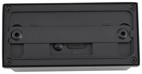 Candeeiro de Parede Preto Sensor Magnético de 4 Níveis Incl. LED Recarregável - Sandy Moderno