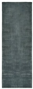 vidaXL Tapete/passadeira lavável poliéster 100x300 cm cinzento