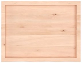Prateleira de parede 80x60x(2-4) cm carvalho maciço não tratado