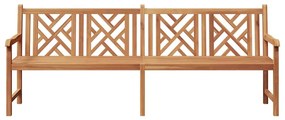 Banco de jardim Castanho 228 x 60 x 90 cm