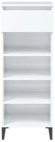 Sapateira 40x36x105 cm derivados de madeira branco brilhante