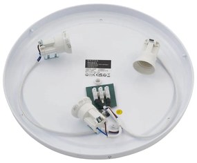 Candeeiro de teto oriental em rotang com estrutura preta 40cm - Tremmo