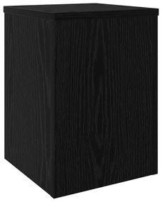 Suportes para Plantas 2 pcs de Carvalho Preto 25x25x35 cm Madeira