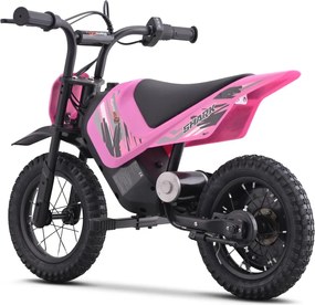 Mota elétrica para Crianças 12V SHARK, 3 a 6 anos rodas ar bombeado, Rosa
