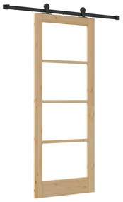 Porta Deslizante vidaXL com Conjunto de Hardware "ORKDAL" 78x202 cm