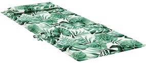 Almofadões p/ cadeira encosto alto 4 pcs tecido oxford folhas