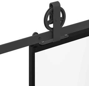 Porta deslizante c/ conj ferragens 102x205cm vidro ESG/alumínio