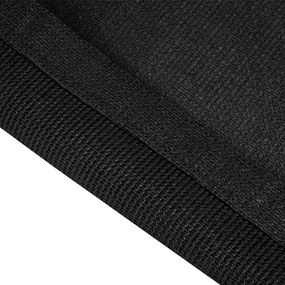Tapete de campismo para tenda 200x400 cm preto