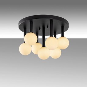 Candeeiro de Teto Even – Preto e Creme – 44 x 44 x 40 cm
