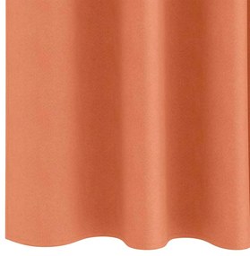 Cortinas com cortinas 2 pcs Terracota 140 x 140 cm Poliéster