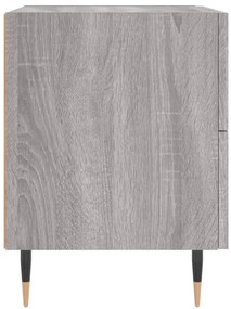 Mesa cabeceira 40x35x47,5 cm derivados madeira sonoma cinza