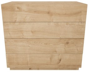 Cómoda Lines – Carvalho – 90 cm x 45 cm x 81,6 cm