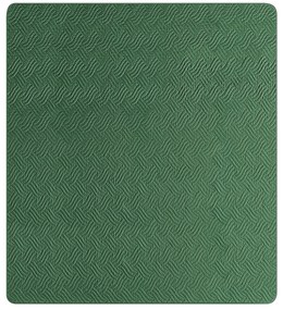 Colcha com relevo verde 160 x 220 cm BABAK Beliani