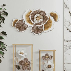 PAINEL DE PAREDE DE FERRO CLOW 92,1X8,3X51,4 CM MULTICOLORIDO
