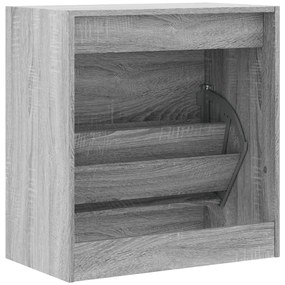 Sapateira 60x34x63,5 cm derivados de madeira cinzento sonoma