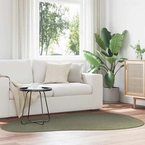 vidaXL Tapetes Verde Floresta 140 x 200 cm Lã