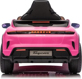Carro Infantil bateria 12V Porsche Taycan Rosa