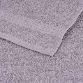 Toalhas de banho 4 pcs 70x140 cm 360 gsm 100% algodão cinzento