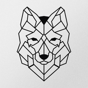 Acessório Decorativo de Parede Metal Wolf2 – Preto – 41 x 57 cm
