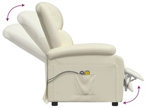 Poltrona Andorra com 6 Pontos de Massagens e Reclinação Elétrica em Co