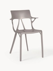 Cadeiras com braços em plástico A. I., 2 uni.