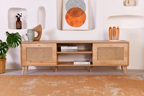****  
Móvel de TV Hazeran – Carvalho – 180 cm x 55 cm x 41 cm

**