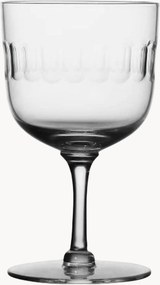 Copos de vinho em cristal artesanal Lens, conjunto de 4