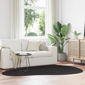 vidaXL Tapete 'HUARTE'de Baixa Altura, Suave e Lavável Preto 160x230 cm