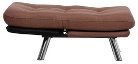 ****  
Sofá-cama 1 lugar Misa – Castanho Claro – 110x70 cm

**